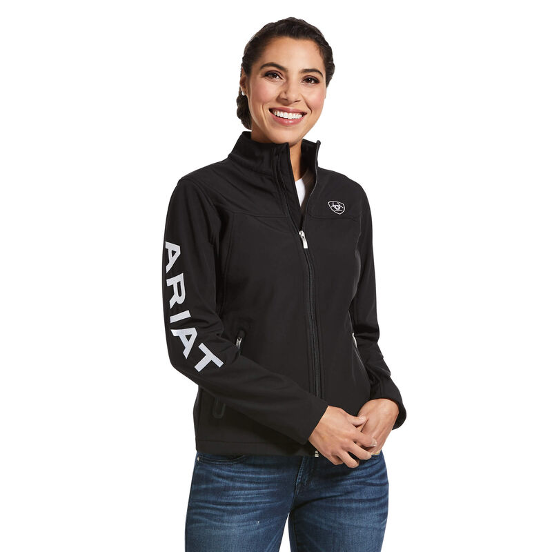 Ariat Jacke Damen - Classic Team Usa/Mex Softshell Schwarz ( VRZFH-4051 )